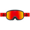 Volcom Footprints + (Bonus Lens - Rose) - Ski/Snowboard Goggles - Crimson Cobalt/Red Chrome