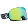 Volcom Odyssey Goggle + (Bonus Lens - Rose) - Ski/Snowboard Goggles - OP Art/Gold chrome