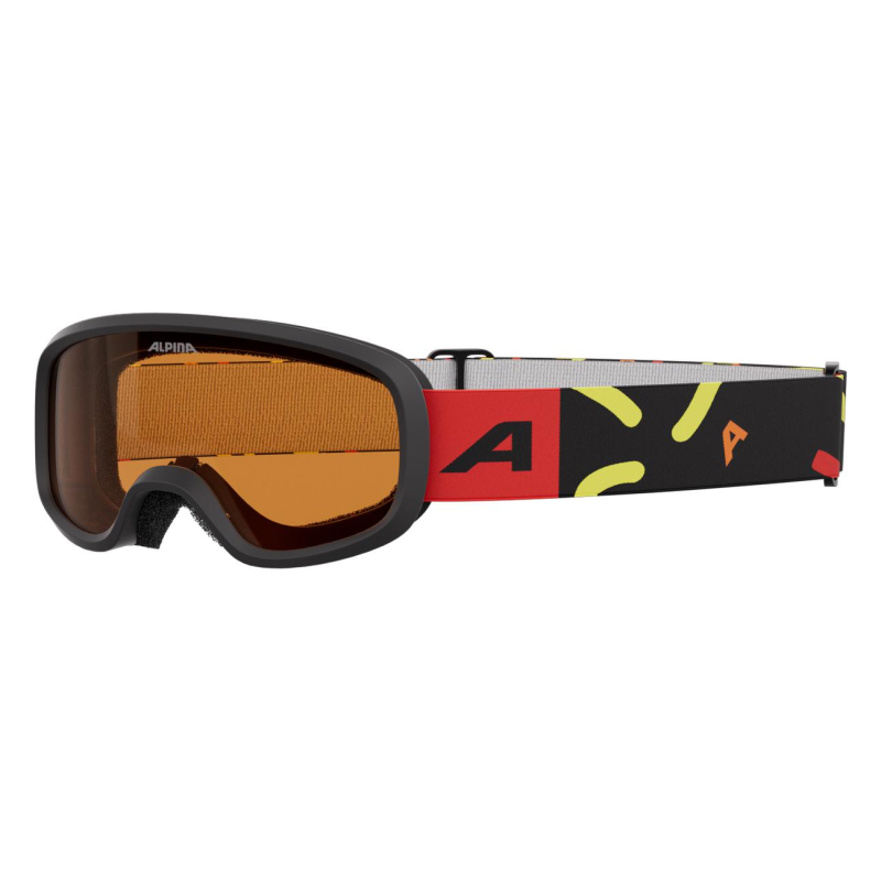 ALPINA Carvy 3.0 - Παιδική Μάσκα Ski/Snowboard - Red Matt/Orange Lens