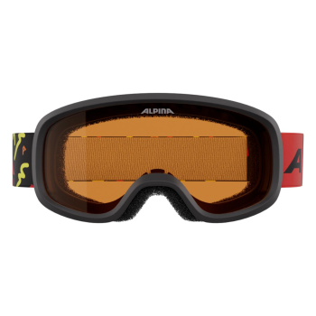 ALPINA Carvy 3.0 - Παιδική Μάσκα Ski/Snowboard - Red Matt/Orange Lens