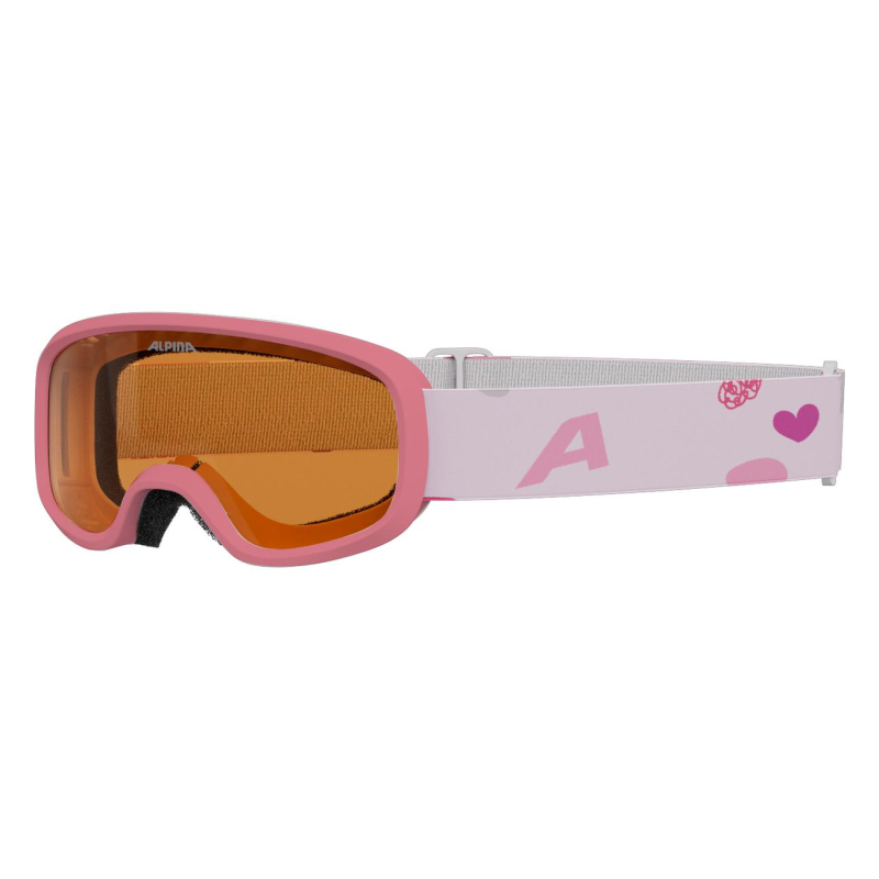 ALPINA Carvy 3.0 - Παιδική Μάσκα Ski/Snowboard - Rose Matt/Orange Lens