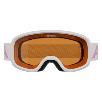 ALPINA Carvy 3.0 - Παιδική Μάσκα Ski/Snowboard - White Matt/Orange Lens