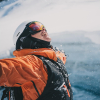 Alpina Falera Mag Q + Extra Φακός - Μάσκα ski/snowboard - Black Matt/Red Lens