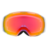 Alpina Falera Mag Q + Extra Φακός - Μάσκα ski/snowboard - White Matt/Red Lens