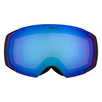 Alpina Falera Mag Q-Lite + Extra Φακός - Μάσκα ski/snowboard - Black Blue Matt/Blue Lens