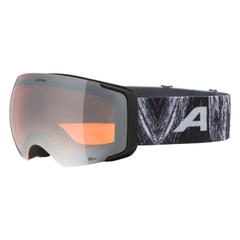 Alpina Falera Mag Q-Lite + Extra Φακός - Μάσκα ski/snowboard - Black Glacier Matt/Silver Lens