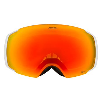 Alpina Falera Mag Q-Lite + Extra Φακός - Μάσκα ski/snowboard - White Matt/Red Lens