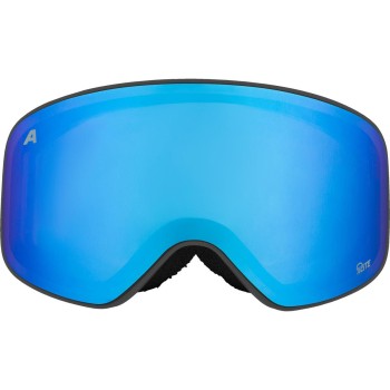 ALPINA Fernie Junior Q-Lite Mirror - Παιδική Μάσκα Ski/Snowboard - Black Blue matt/Blue mirror