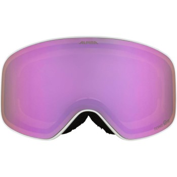 ALPINA Fernie Junior Q-Lite Mirror - Παιδική Μάσκα Ski/Snowboard - White Rose matt/Rose mirror