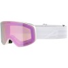 ALPINA Fernie Junior Q-Lite Mirror - Παιδική Μάσκα Ski/Snowboard - White matt/Rose mirror