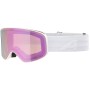 ALPINA Fernie Junior Q-Lite Mirror - Παιδική Μάσκα Ski/Snowboard - White matt/Rose mirror