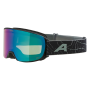 Alpina Nakiska Q-Lite - Μάσκα ski/snowboard - Black Willow Green/Green Lens