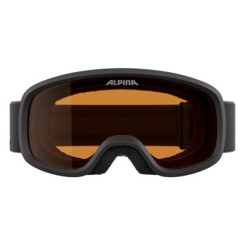 ALPINA Piney 2.0 - Παιδική Μάσκα Ski/Snowboard - Black Matt/Orange Lens