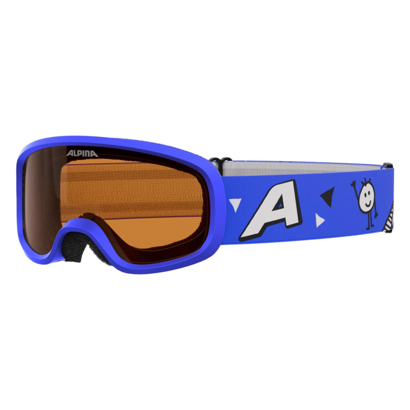 ALPINA Piney 2.0 - Παιδική Μάσκα Ski/Snowboard - Royal Blue Matt/Orange Lens