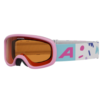 ALPINA Piney 2.0 - Παιδική Μάσκα Ski/Snowboard - Rose Matt/Orange Lens