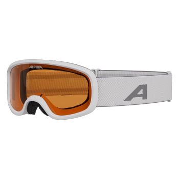 ALPINA Piney 2.0 - Παιδική Μάσκα Ski/Snowboard - White Matt/Orange Lens