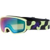 ALPINA Scarabeo Junior Q-Lite Mirror - Παιδική Μάσκα Ski/Snowboard - Sunny lime/Green Mirror
