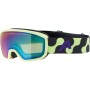 ALPINA Scarabeo Junior Q-Lite Mirror - Παιδική Μάσκα Ski/Snowboard - Sunny lime/Green Mirror