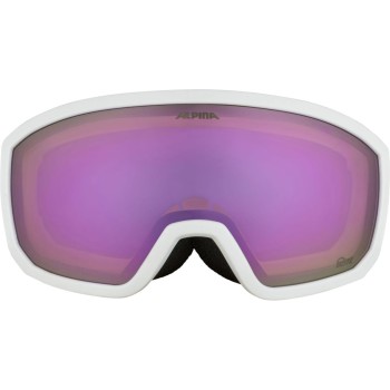 ALPINA Scarabeo Junior Q-Lite Mirror - Παιδική Μάσκα Ski/Snowboard - White Rose matt/Rose-pink mirror