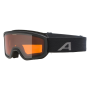 ALPINA Scarabeo Junior - Παιδική Μάσκα Ski/Snowboard - Black Matt/Orange Lens