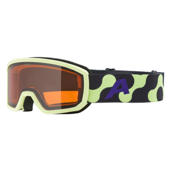 ALPINA Scarabeo Junior - Παιδική Μάσκα Ski/Snowboard - Sunny Lime Matt/Orange Lens