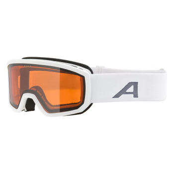 ALPINA Scarabeo Junior - Παιδική Μάσκα Ski/Snowboard - White Matt/Orange Lens