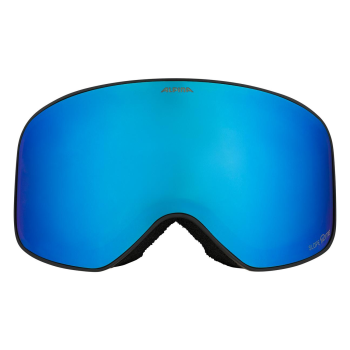 Alpina Slope Q-Lite - Μάσκα ski/snowboard - Black Matt/Blue Lens