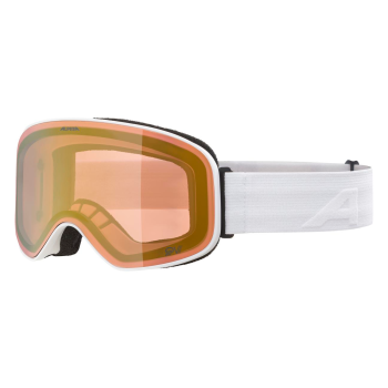 Alpina Slope QV - Μάσκα ski/snowboard - White Matt/Gold Lens