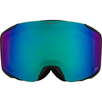 ALPINA Taos Q-Lite - Μάσκα Ski/Snowboard - Black Willow Green Matt/Green mirror