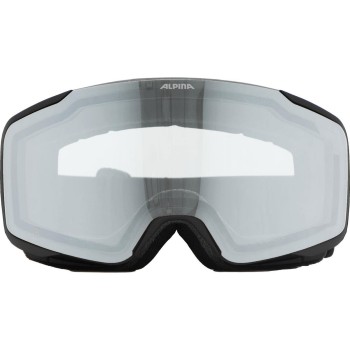ALPINA Taos Q-Lite - Μάσκα Ski/Snowboard - Litoff black matt white/Silver mirror
