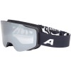 ALPINA Taos Q-Lite - Μάσκα Ski/Snowboard - Litoff black matt white/Silver mirror