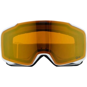 ALPINA Taos Q-Lite - Μάσκα Ski/Snowboard - White Earth matt/Gold Mirror
