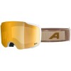 ALPINA Taos Q-Lite - Μάσκα Ski/Snowboard - White Earth matt/Gold Mirror