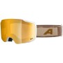 ALPINA Taos Q-Lite - Μάσκα Ski/Snowboard - White Earth matt/Gold Mirror