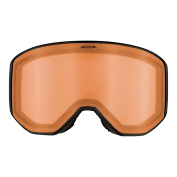 Alpina Venet - Μάσκα ski/snowboard - Black Glacier Matt/Orange Lens