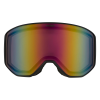 Alpina Venet Q - Μάσκα ski/snowboard - Black Matt/Red Lens