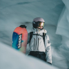 Alpina Venet Q - Μάσκα ski/snowboard - Black Matt/Red Lens
