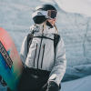 Alpina Venet Q - Μάσκα ski/snowboard - White Matt/Gold Lens