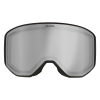 Alpina Venet Qlite - Μάσκα ski/snowboard - LitOff Black Yellow/Silver Lens