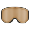 Alpina Venet QV - Μάσκα ski/snowboard - Black Matt/Gold Lens