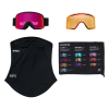 Anon Nesa + Extra Φακός/MFI® Face Mask - Μάσκα Ski/Snowboard - Smoke/Perceive Sunny Red Lens
