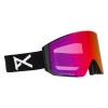 Anon Sync + Extra Φακός/MFI® Face Mask - Μάσκα Ski/Snowboard - Black/Perceive Sunny Red Lens