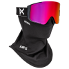 Anon Sync + Extra Φακός/MFI® Face Mask - Μάσκα Ski/Snowboard - Black/Perceive Sunny Red Lens