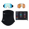 Anon Sync + Extra Φακός/MFI® Face Mask - Μάσκα Ski/Snowboard - Black/Perceive Variable Blue Lens