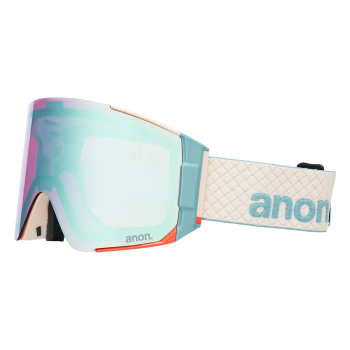 Anon Sync + Extra Φακός/MFI® Face Mask - Μάσκα Ski/Snowboard - Oat/Perceive Variable Blue Lens
