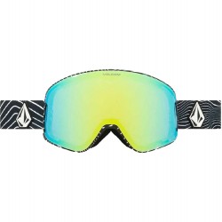 Volcom Odyssey Goggle + (Eξτρα Φακός - Rose) - Ski/Snowboard Goggles - OP Art/Gold chrome