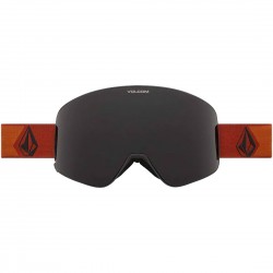 Volcom Odyssey Goggle + (Eξτρα Φακός - Rose) - Ski/Snowboard Goggles - Redwood Caramel/Dark grey