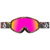 Volcom Attunga Acid Leopard  + (Εξτρά Φακός- Rose) - Μάσκα Ski/Snowboard - Acid Leopard/Pink Chrome