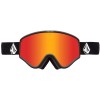 Volcom YAE Goggle + (Extra φακός - Yellow) - Ski/Snowboard Goggles - Matt Black/Red Chrome 