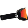 Volcom YAE Goggle + (Extra φακός - Yellow) - Ski/Snowboard Goggles - Matt Black/Red Chrome 